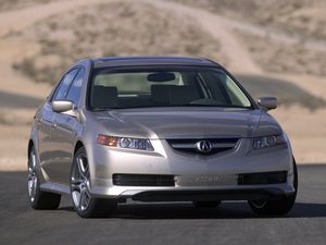 Preview wallpaper acura, tl, 2004, silver metallic, front view, style, cars