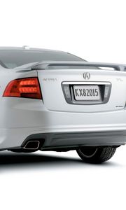 Preview wallpaper acura, tl, 2004, white, rear view, style, auto