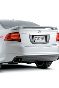 Preview wallpaper acura, tl, 2004, white, rear view, style, auto