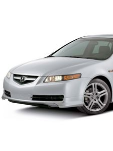 Preview wallpaper acura, tl, 2004, white, side view, style, auto