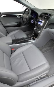 Preview wallpaper acura, tl, 2004, salon, gray, interior, steering wheel