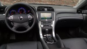 Preview wallpaper acura, tl, 2004, salon, interior, steering wheel, speedometer