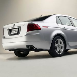 Preview wallpaper acura, tl, 2004, white metallic, side view, style, cars