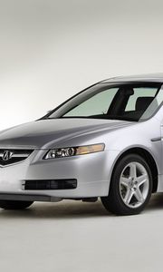 Preview wallpaper acura, tl, 2004, silver metallic, side view, style, cars