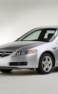 Preview wallpaper acura, tl, 2004, silver metallic, side view, style, cars