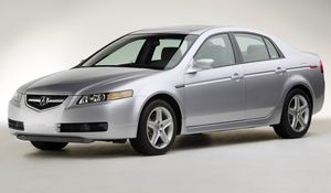 Preview wallpaper acura, tl, 2004, silver metallic, side view, style, cars