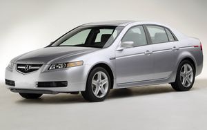 Preview wallpaper acura, tl, 2004, silver metallic, side view, style, cars