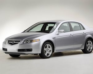 Preview wallpaper acura, tl, 2004, silver metallic, side view, style, cars