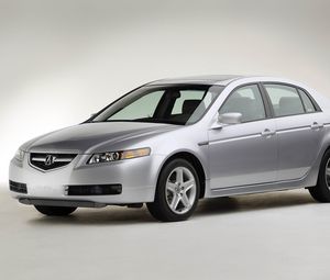 Preview wallpaper acura, tl, 2004, silver metallic, side view, style, cars