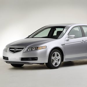 Preview wallpaper acura, tl, 2004, silver metallic, side view, style, cars