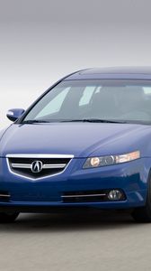 Preview wallpaper acura, tl, 2007, white, front view, style, cars, speed, nature