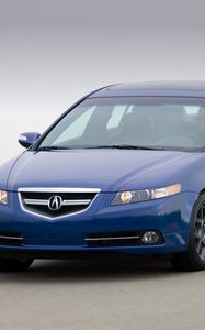 Preview wallpaper acura, tl, 2007, white, front view, style, cars, speed, nature