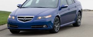 Preview wallpaper acura, tl, 2007, white, front view, style, cars, speed, nature