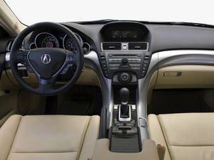 Preview wallpaper acura, tl, 2008, salon, interior, steering wheel, speedometer