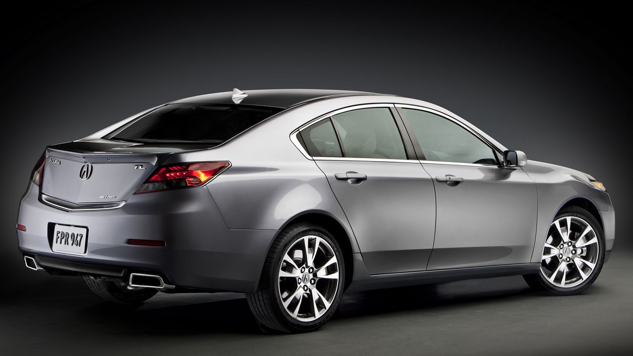 Wallpaper acura, tl, 2011, metallic gray, sedan, side view, style, cars