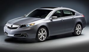 Preview wallpaper acura, tl, 2011, gray metallic, front view, style, cars