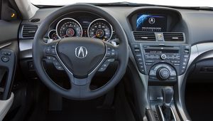 Preview wallpaper acura, tl, 2011, salon, interior, steering wheel, speedometer