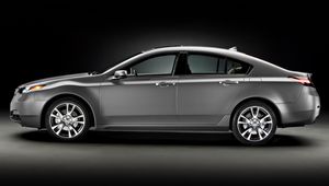 Preview wallpaper acura, tl, 2011, metallic gray, side view, style, cars