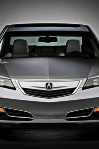 Preview wallpaper acura, tl, 2011, metallic gray, front view, style, cars