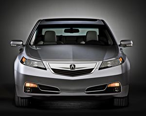 Preview wallpaper acura, tl, 2011, metallic gray, front view, style, cars