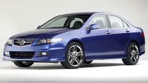 Preview wallpaper acura, tsx, 2003, blue, side view, style, concept car, auto