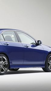 Preview wallpaper acura, tsx, 2003, concept car, blue, side view, style, cars