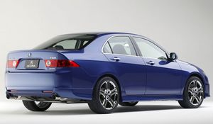 Preview wallpaper acura, tsx, 2003, concept car, blue, side view, style, cars