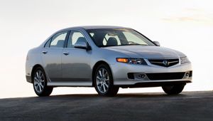 Preview wallpaper acura, tsx, 2006, metallic gray, style, cars, asphalt