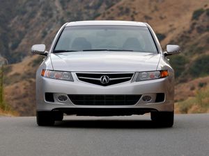 Preview wallpaper acura, tsx, 2006, silver metallic, front view, style, cars, nature