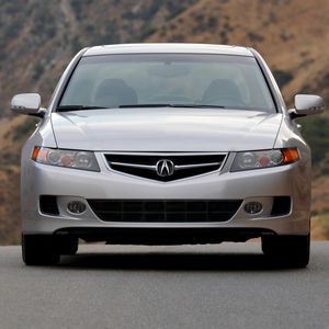 Preview wallpaper acura, tsx, 2006, silver metallic, front view, style, cars, nature