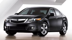 Preview wallpaper acura, tsx, 2008, black, front view, style, auto