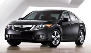 Preview wallpaper acura, tsx, 2008, black, front view, style, auto