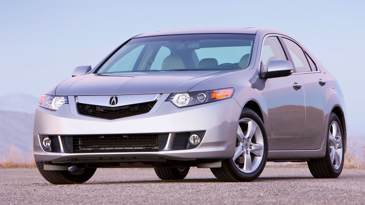 Wallpaper acura, tsx, 2008, silver metallic, front view, style, cars, sky