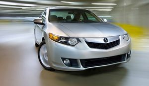 Preview wallpaper acura, tsx, 2008, silver metallic, front view, style, cars, speed, drift