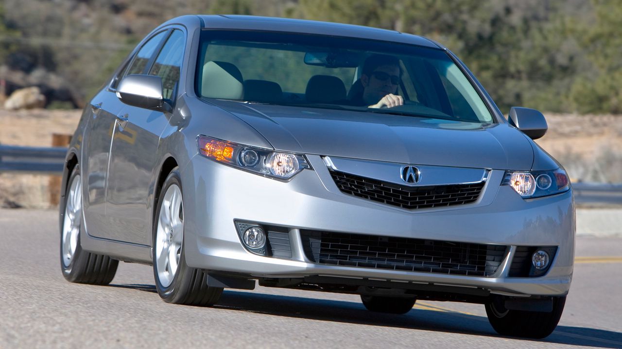 Wallpaper acura, tsx, 2008, gray metallic, front view, style, cars ...