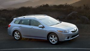 Preview wallpaper acura, tsx, 2010, blue metallic, top view, style, cars, nature, mountains, rays sun