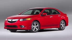 Preview wallpaper acura, tsx, 2011, red, side view, style, cars