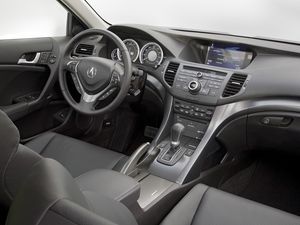 Preview wallpaper acura, tsx, salon, interior, steering wheel, speedometer