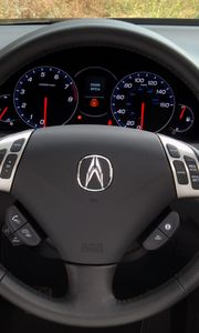 Preview wallpaper acura, tsx, salon, interior, steering wheel, speedometer