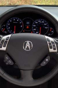 Preview wallpaper acura, tsx, salon, interior, steering wheel, speedometer