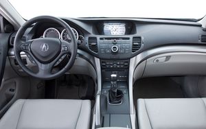 Preview wallpaper acura, tsx, salon, interior, steering wheel, speedometer