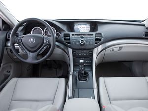 Preview wallpaper acura, tsx, salon, interior, steering wheel, speedometer