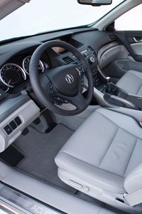 Preview wallpaper acura, tsx, salon, interior, steering wheel, speedometer