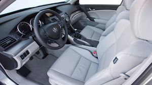 Preview wallpaper acura, tsx, salon, interior, steering wheel, speedometer