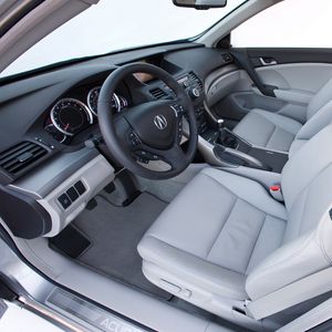 Preview wallpaper acura, tsx, salon, interior, steering wheel, speedometer
