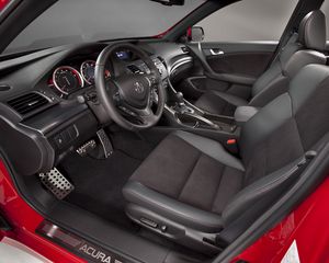 Preview wallpaper acura, tsx, salon, interior, steering wheel, speedometer