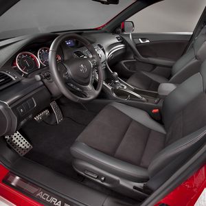 Preview wallpaper acura, tsx, salon, interior, steering wheel, speedometer