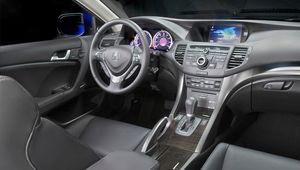 Preview wallpaper acura, tsx, salon, interior, steering wheel, speedometer