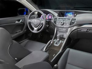 Preview wallpaper acura, tsx, salon, interior, steering wheel, speedometer