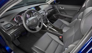 Preview wallpaper acura, tsx, salon, interior, steering wheel, speedometer